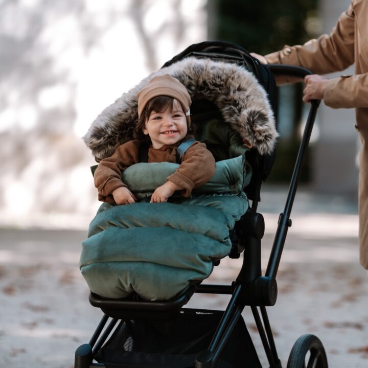 Universalus kūdikių miegmaišis vežimėliui Multi KHAKI