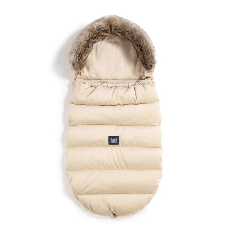 Universalus kūdikių miegmaišis vežimėliui SMĖLINIS