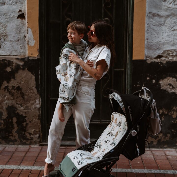 Vežimėlio Kėdutės Įdėklas ABC FERMA