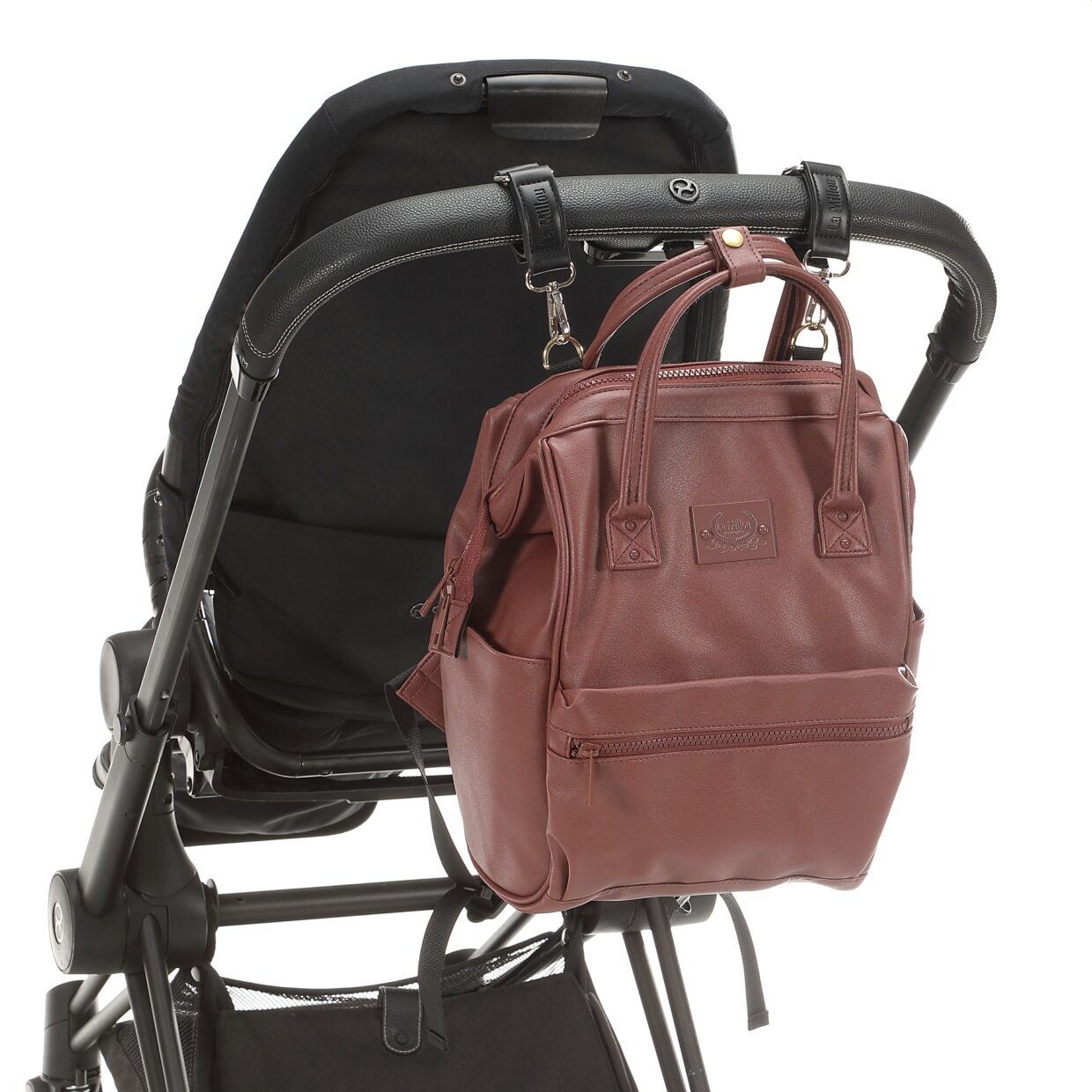 Mamos kuprinė „Dolce Vita Pure“ TAMSIAI RAUDONA - Image 6