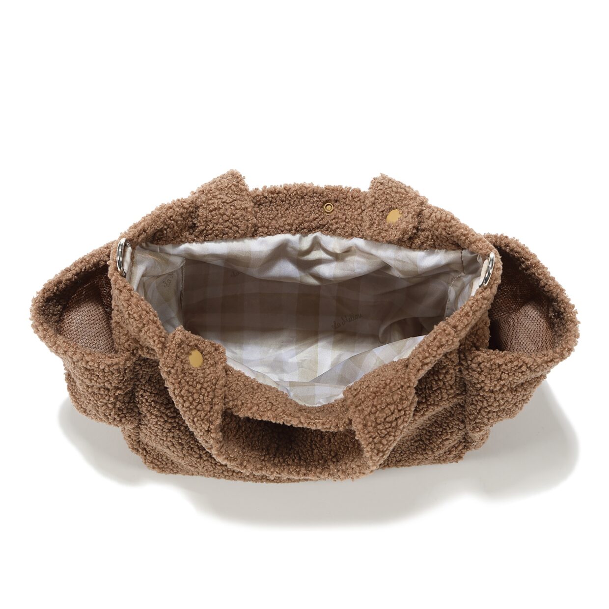 Paminkštintas Vežimėlio Krepšelis Meškiukas LATTE - Image 3