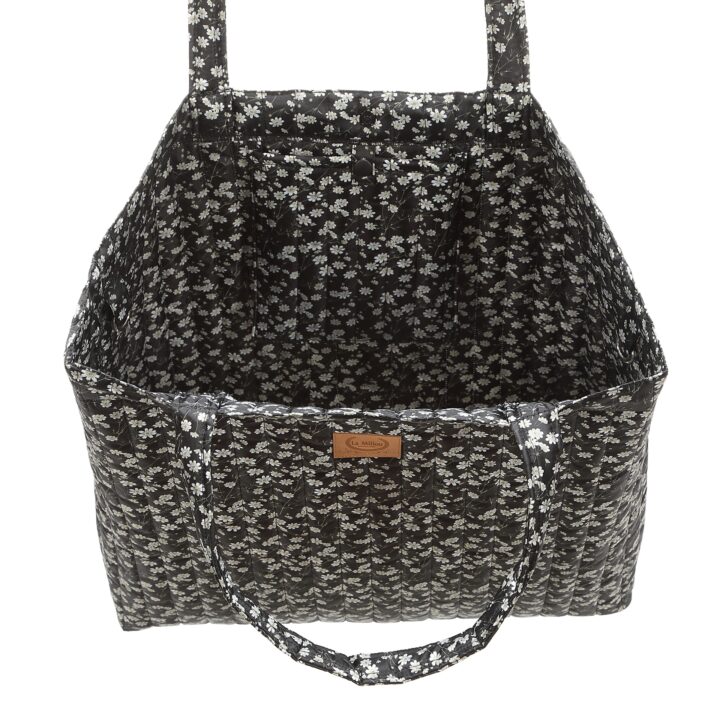 Pirkinių Krepšys iš tvirto nailono JUODAS