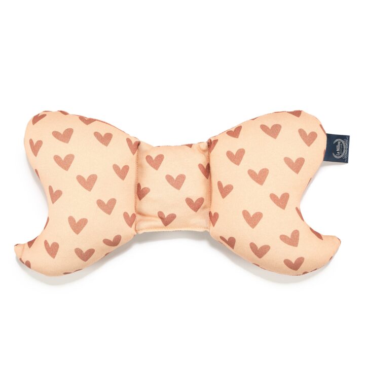 Pagalvėlė Angeliuko Sparnai RAUSVOS ŠIRDELĖS