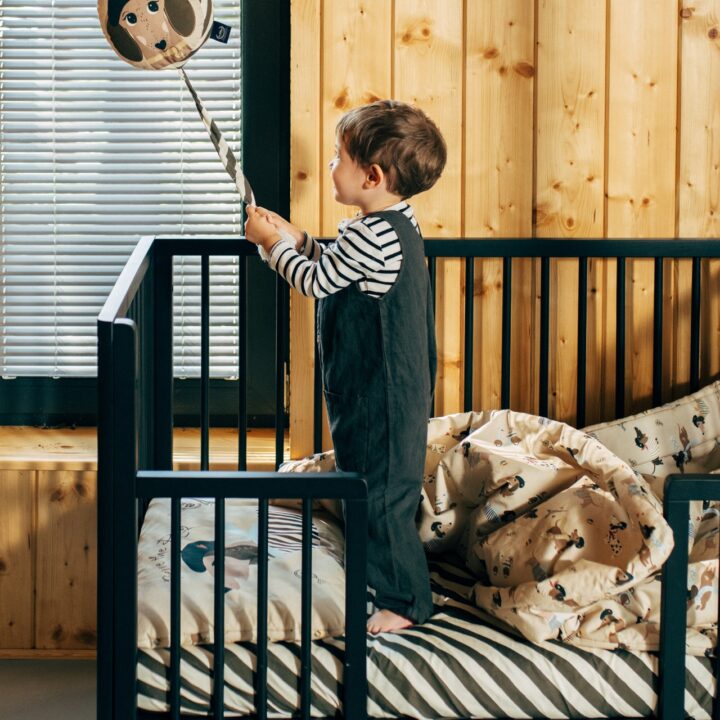 Medvilninė Paklodė su Guma TAKSIUKAS JUOSTELĖS