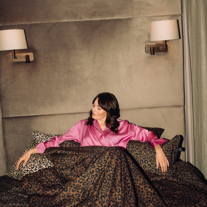 Medvilninė Antklodė TAMSUS LEOPARDAS