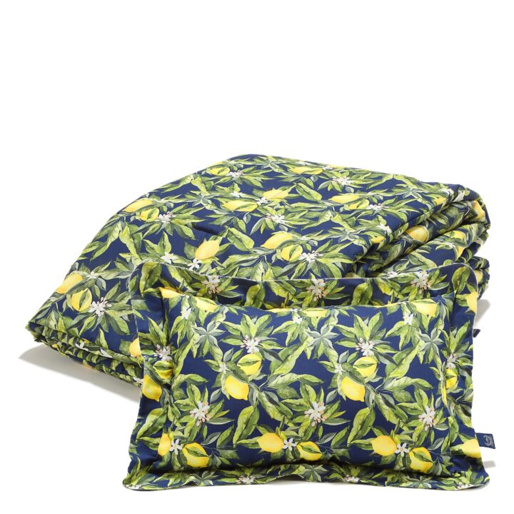 Medvilninė Patalynė Su Užpildu TAMSIOS CITRINOS