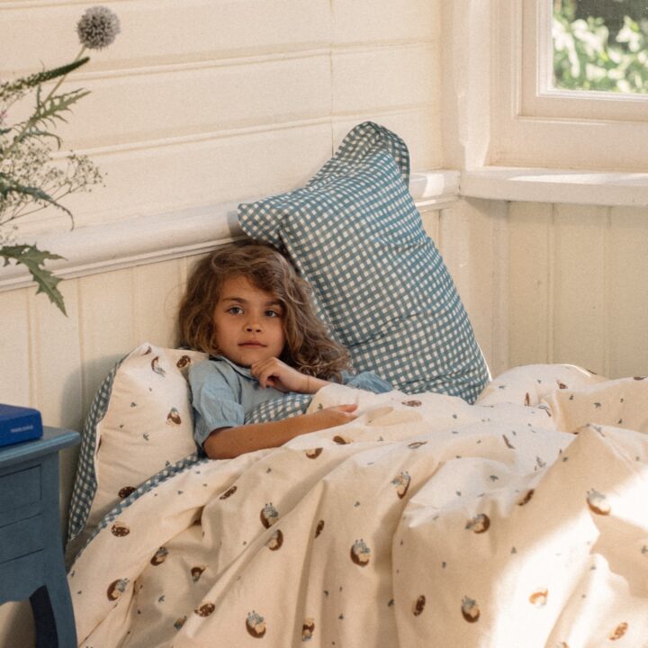 Medvilninė Patalynė Su Užpildu UOGOS EŽIUKAS