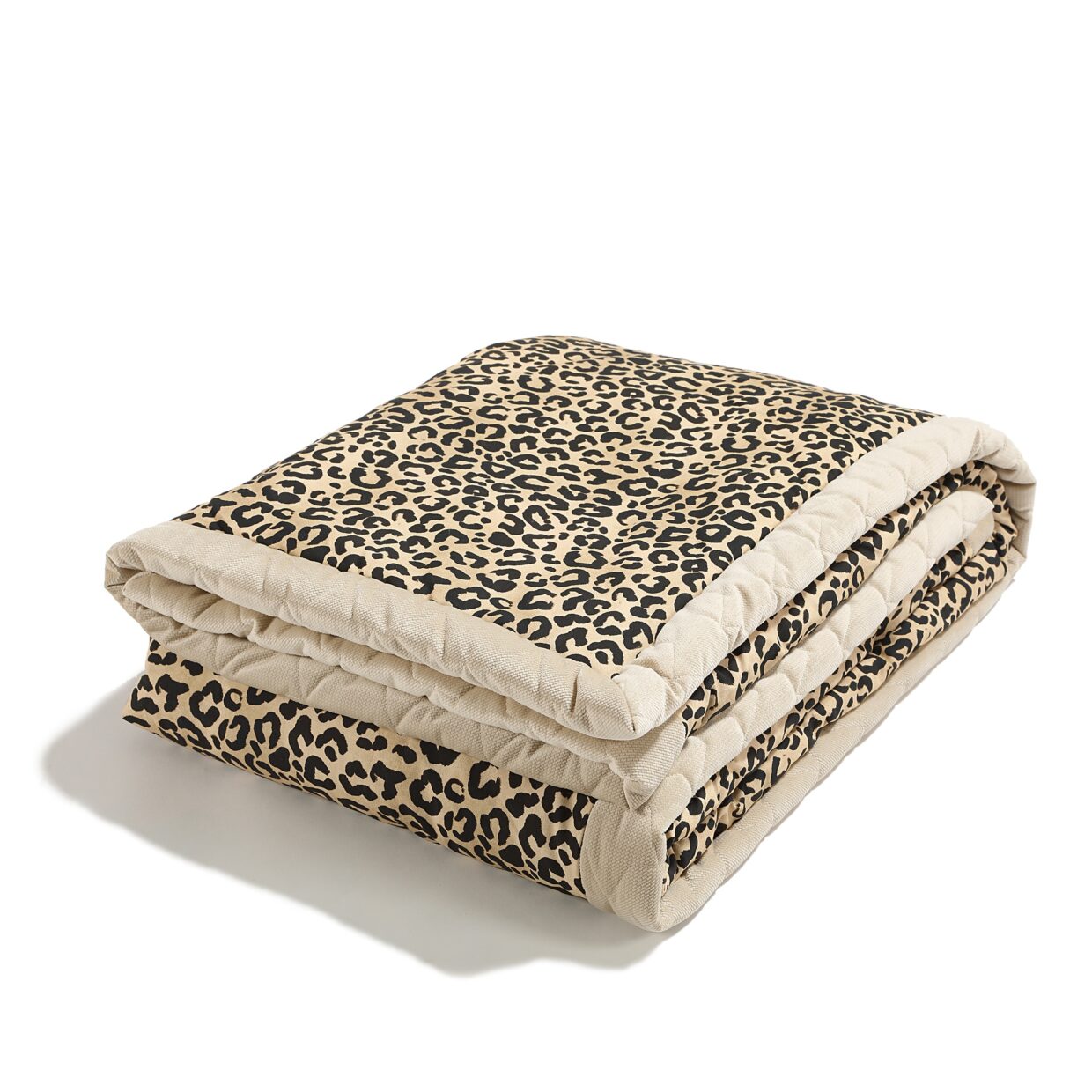 Aksominis Šiltas Pledas ŠVIESUS LEOPARDAS