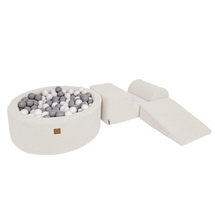 3 Elementų Tedžio Žaidimų Rinkinys su baseinu Kreminis