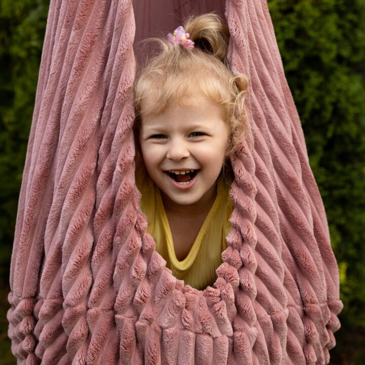 Churros Vidaus Sūpynės Kokonas Rudas