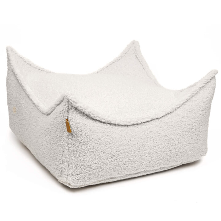 Kvadratinis Vaikiškas Tedžio Pufas Kreminis