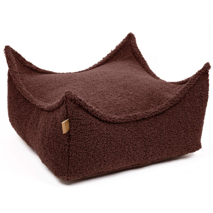 Kvadratinis Vaikiškas Tedžio Pufas Rudas