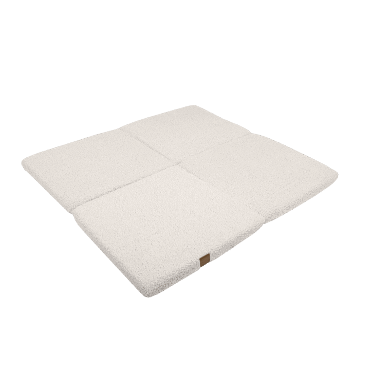 Tedžio Kvadratinis Žaidmų Kilimėlis Kreminis