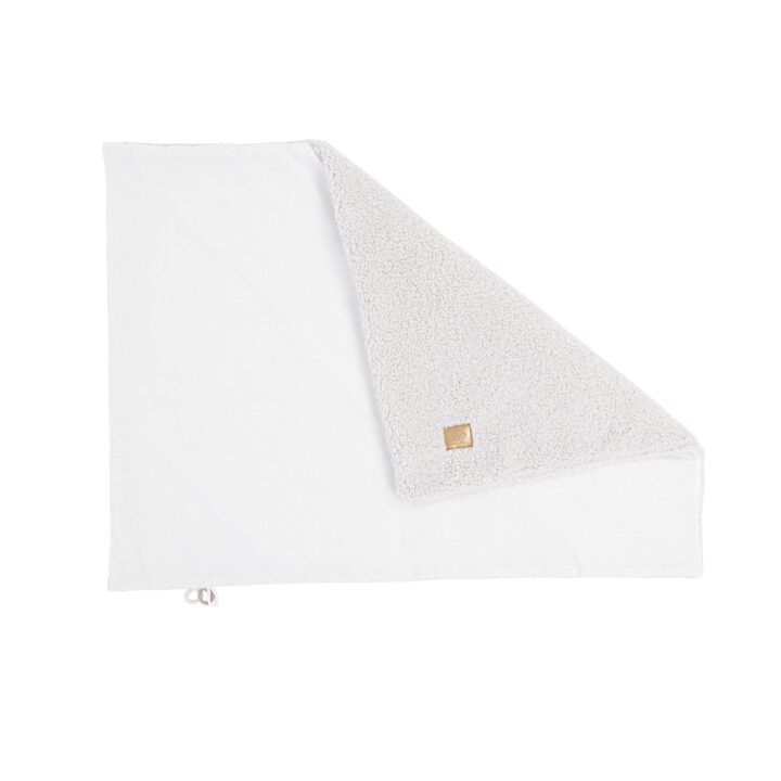 Tedžio Medžiagos Naujagimio Pledukas Žiemai Baltas