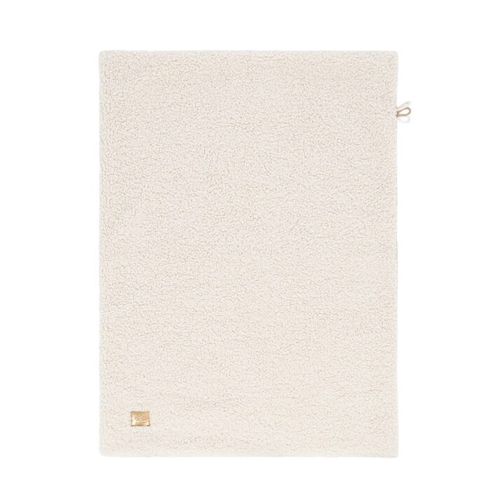 Tedžio Medžiagos Naujagimio Pledukas Žiemai Kreminis