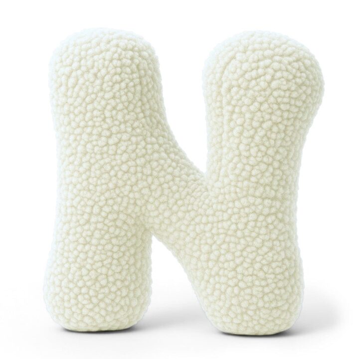 Tedžio Pliušinė Pagalvėlė Raidė M