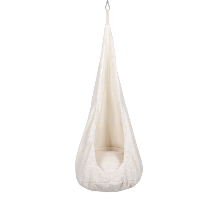 Vaikiškos Vidaus Sūpynės Kokonas-Meškinas Baltas