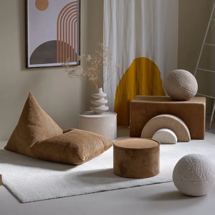 Karamelinis Didelis Sėdmaišis Vaikams