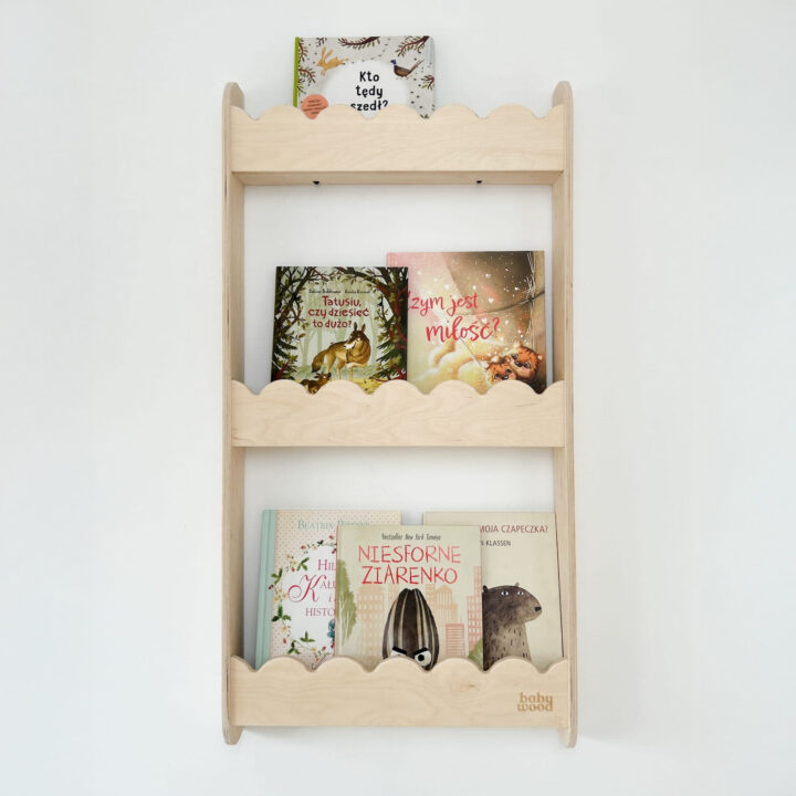 Vaikiška Sieninė Knygų Lentyna JŪRA M