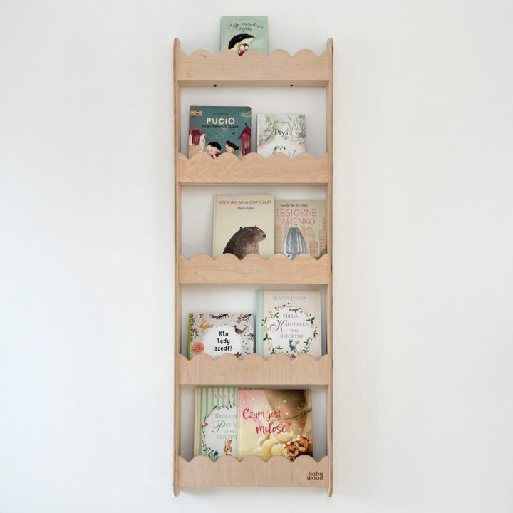 Vaikiška Sieninė Knygų Lentyna JŪRA L