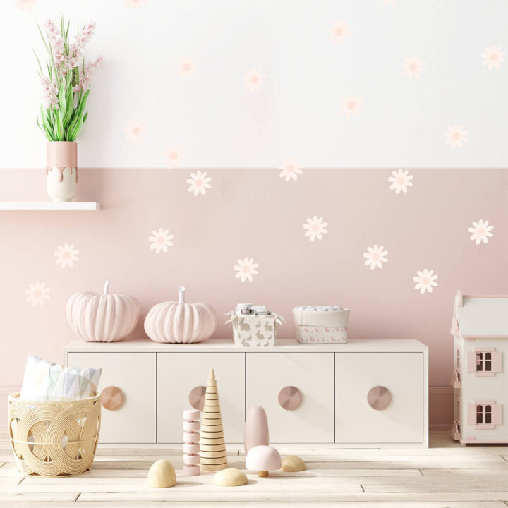 Vaikiškas sienų lipdukas Ramunėlės VIII