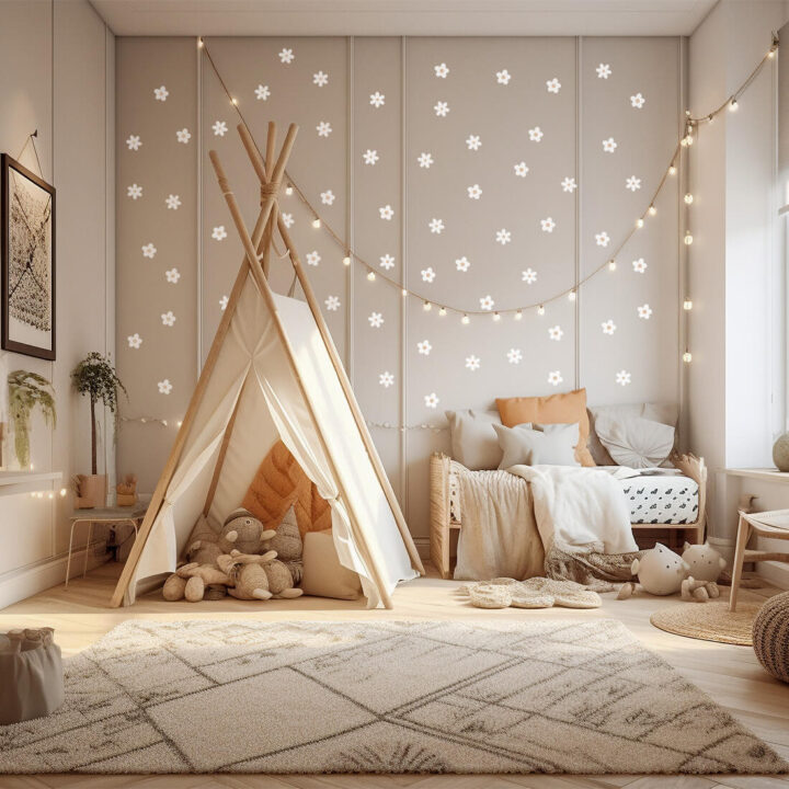 Vaikiškas sienų lipdukas Ramunėlės X