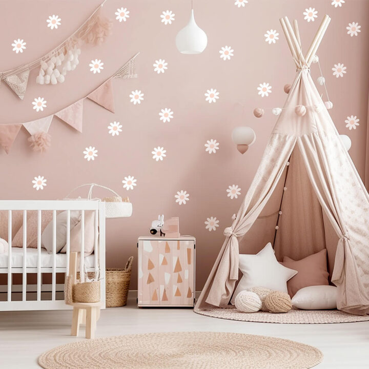 Vaikiškas sienų lipdukas Ramunėlės VII