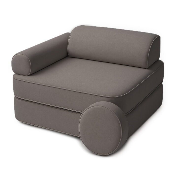 Dvispalvė Modulinė Vaikiška Sofa grafito