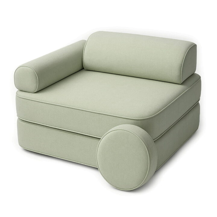 Dvispalvė Modulinė Vaikiška Sofa zalia