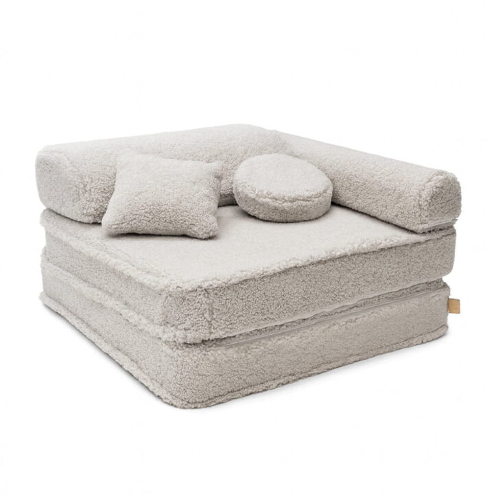 Vaikiška Modulinė 5 Dalių Sofa Pilka