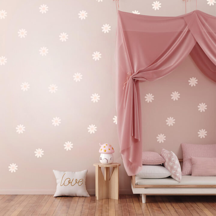 Vaikiškas sienų lipdukas Ramunėlės VIII