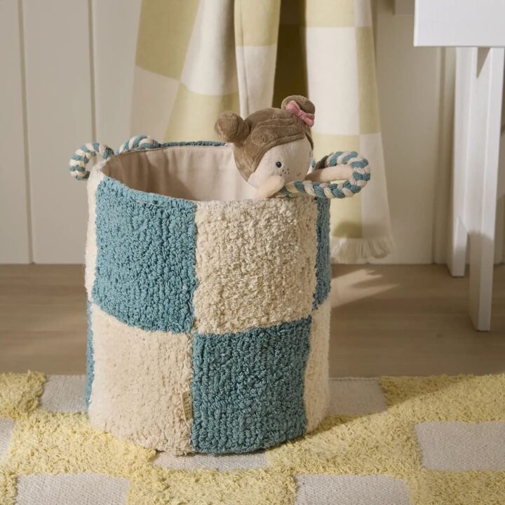 Minkštas Žaislų Krepšys Mėlynas