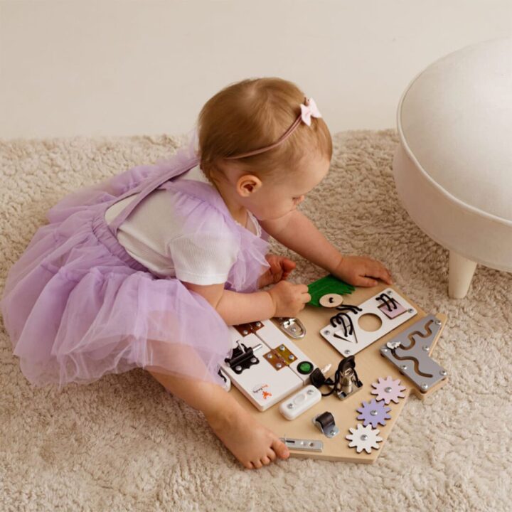 Lavinamoji Veiklos Lenta MINI NAMELIS rausvas