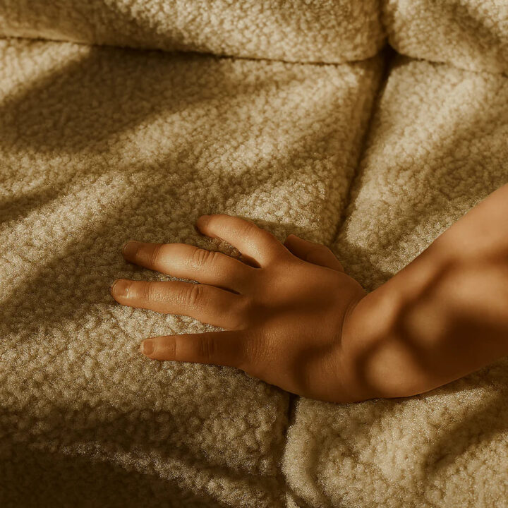 Vaikiška Modulė Sofa JŪRA Kreminė audinys