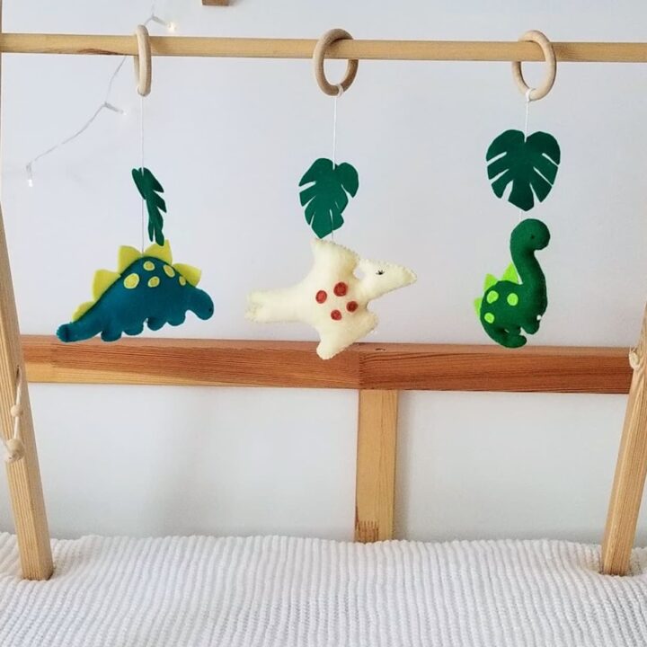 Kūdikių Veiklos Stovas BABY GYM DINOZAURAI