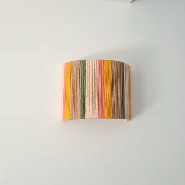 Rankų Darbo Sieninis Šviestuvas BOHO JUOSTELĖS