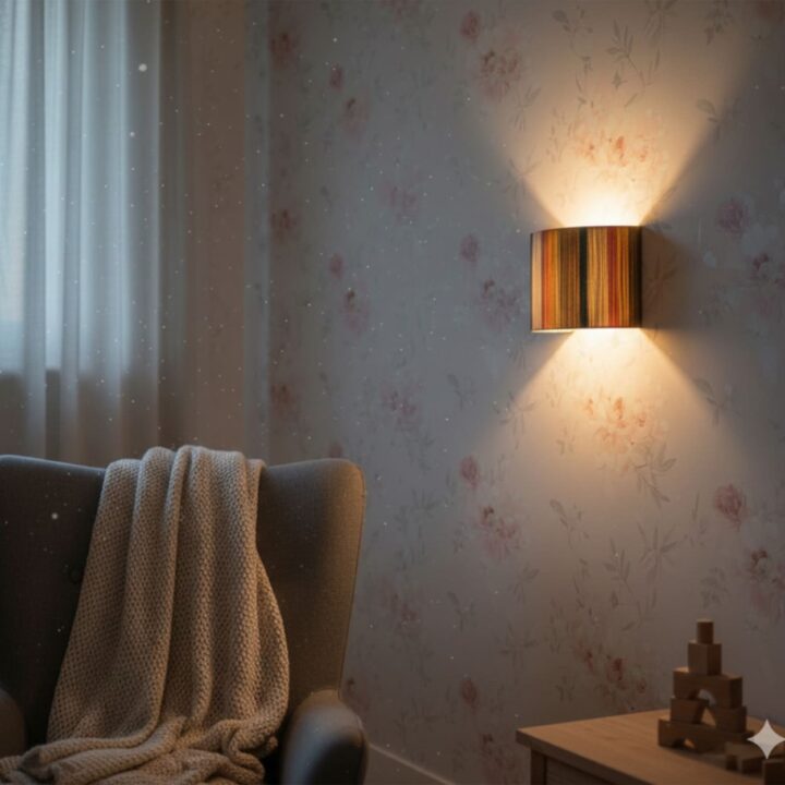 Rankų Darbo Sieninis Šviestuvas BOHO JUOSTELĖS