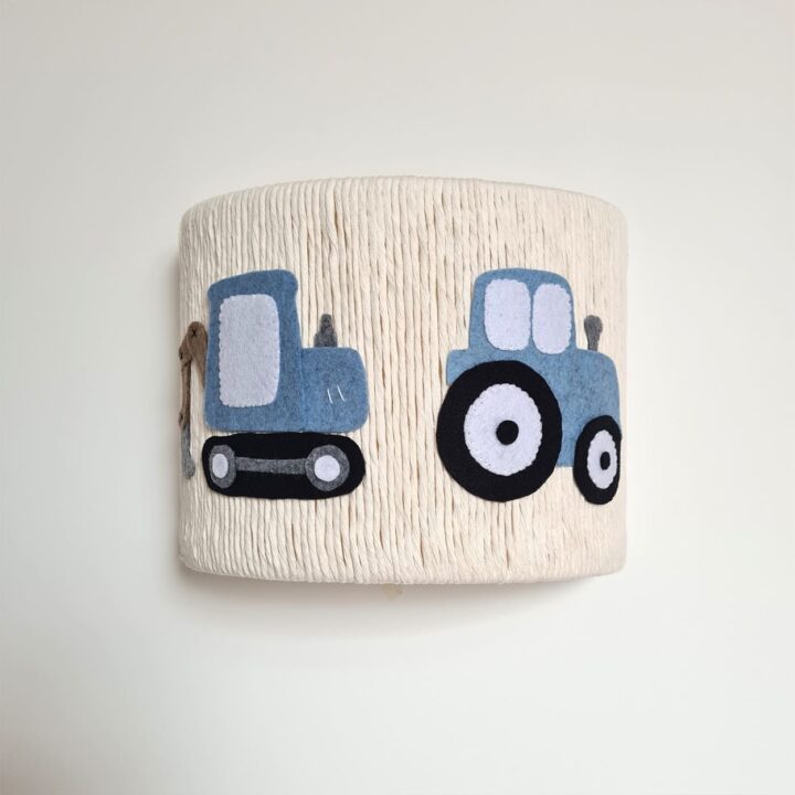 Rankų Darbo Sieninis Šviestuvas TRAKTORIUS