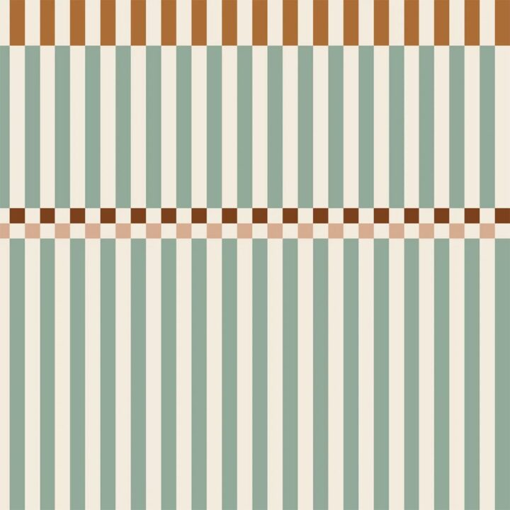 Tapetai Žalios ir Rudos Juostelės