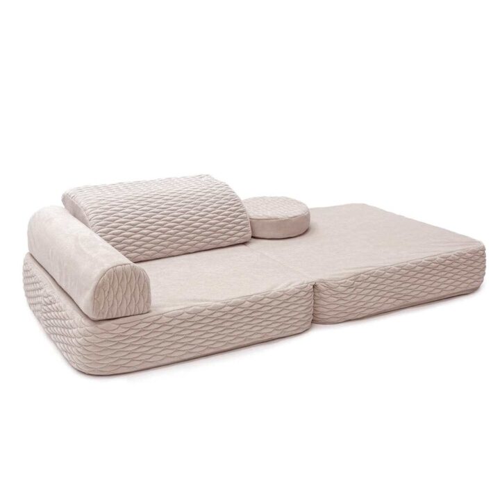 4 Dalių Modulinė Pusinė Vaikiška Sofa