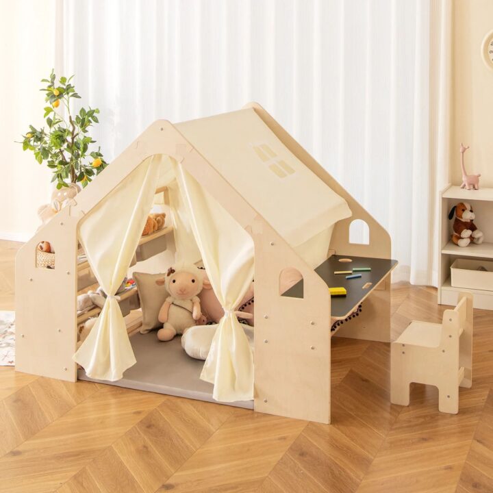 Žaidimų palapinė vaikams su priedais