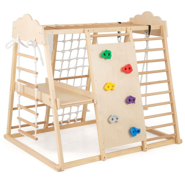 8-in-1 Montessori Vidaus Žaidimų Aikštelė