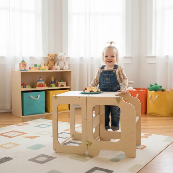 Sulankstomas Daugiafunkcis Montessori Bokštelis