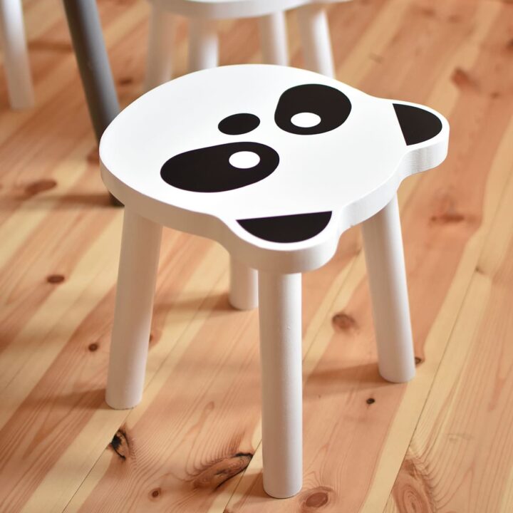 Vaikiška Medinė Kėdutė PANDA