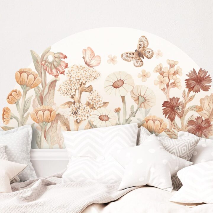 Sienų Lipdukas BOHO GĖLĖS